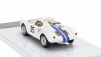 Tecnomodel Porsche 550a Team Ed Hugus N 35 24h Le Mans 1957 E.hugus - C.g.de Beaufort 1:43 Bílá Modrá