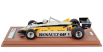 Tecnomodel Renault F1  Re30b V6 Turbo Team Renault Elf N 16 Winner France Gp (with Pilot Figure) 1982 Rene Arnoux 1:18 Bílá Žlutá Černá