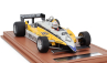 Tecnomodel Renault F1  Re30b V6 Turbo Team Renault Elf N 16 Winner France Gp (with Pilot Figure) 1982 Rene Arnoux 1:18 Bílá Žlutá Černá