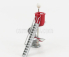 Tiny toys Accessories Traditional Slide Photo Stand 1:64 Silver Red