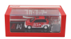 Tiny toys Honda City Turbo Ii Coca-cola The Real Thing 1981 With Motocompo - Motorcycle 1:64 Červená Bílá