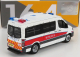 Tiny toys Mercedes benz Sprinter Minibus Police 2018 1:64 Bílá Šedá Červená