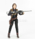 Tomica Star wars Sergeant Jyn Erso Figure Cm. 9.0 1:18 Šedá Hnědá