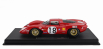 Topmarques Ferrari 312p 3.0l V12 Coupe Team Sefac N 18 24h Le Mans 1969 Pedro Rodriguez – David Piper 1:18 Red