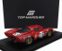 Topmarques Ferrari 312p 3.0l V12 Coupe Team Sefac N 18 24h Le Mans Dirty Version 1969 Pedro Rodriguez – David Piper 1:18 Red