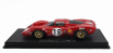 Topmarques Ferrari 312p 3.0l V12 Coupe Team Sefac N 18 24h Le Mans Dirty Version 1969 Pedro Rodriguez – David Piper 1:18 Red