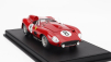 Topmarques Ferrari 315s Spider Team Scuderia Ferrari N 8 24h Le Mans 1957 Lewis Evans - Martino Severi 1:18 Red