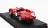 Topmarques Ferrari 315s Spider Team Scuderia Ferrari N 8 24h Le Mans 1957 Lewis Evans - Martino Severi 1:18 Red