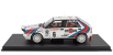Topmarques Lancia Delta 4wd Team Martini Racing (night Version) N 6 Winner Rally Montecarlo 1987 Miki Biasion - Tiziano Siviero - Con Vetrina - With Showcase 1:12 Bílá Červená Modrá
