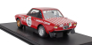 Topmarques Lancia Fulvia Hf 1600 Coupe (night Version) N 12 2nd Rally Sanremo 1972 Sergio Barbasio - Piero Sodano - Con Vetrina - With Showcase 1:12 Červená Bílá