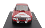 Topmarques Lancia Fulvia Hf 1600 Coupe (night Version) N 12 2nd Rally Sanremo 1972 Sergio Barbasio - Piero Sodano - Con Vetrina - With Showcase 1:12 Červená Bílá