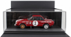 Topmarques Lancia Fulvia Hf 1600 Coupe (night Version) N 2 Winner Rally Sanremo 1972 Amilcare Ballestrieri - Arnaldo Bernacchini - Con Vetrina - With Showcase 1:12 Červená Bílá
