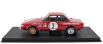 Topmarques Lancia Fulvia Hf 1600 Coupe (night Version) N 2 Winner Rally Sanremo 1972 Amilcare Ballestrieri - Arnaldo Bernacchini - Con Vetrina - With Showcase 1:12 Červená Bílá