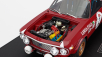 Topmarques Lancia Fulvia Hf 1600 Coupe (night Version) N 2 Winner Rally Sanremo 1972 Amilcare Ballestrieri - Arnaldo Bernacchini - Con Vetrina - With Showcase 1:12 Červená Bílá