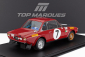 Topmarques Lancia Fulvia Hf 1600 Coupe (night Version) N 7 2nd Rally Acropolis 1972 Simo Lampinen - Bo Reinicke 1:12 Červená Bílá