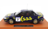 Topmarques Subaru Legacy Rs N 7 Winner Rally New Zealand 1993 Colin Mcrae - Derek Ringer - Con Vetrina - With Showcase 1:18 Modrá Žlutá