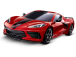 RC auto Traxxas Chevrolet Corvette Stingray 1:10 RTR, černá