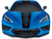 RC auto Traxxas Chevrolet Corvette Stingray 1:10 RTR, černá