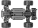 RC auto Traxxas Mini XRT 1:12 VXL-3s 4WD RTR, červená
