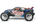 RC auto Traxxas Nitro Rustler 1:10 TQi RTR, stříbrno-červená