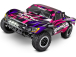 RC auto Traxxas Slash 1:10 RTR s LED osvětlením, červeno-modrá