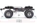 RC auto Traxxas TRX-4 Ford F-150 Ranger XLT TQi 1:10 RTR, modrá metalíza