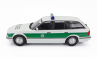 Triple9 BMW 5-series Touring (e34) Sw Station Wagon Polizei 1996 1:18 Bílá Zelená