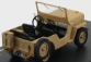 Triple9 Jeep Willys Cj3b Cabriolet Open 1953 1:43 Vojenský Písek