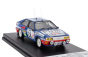 Trofeu Audi Quattro (night Version) N 25 Rally Montecarlo 1985 Pierre Bos - Jean Claude Leuvrey 1:43 Modrá Bílá Červená