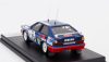 Trofeu Audi Quattro (night Version) N 25 Rally Montecarlo 1985 Pierre Bos - Jean Claude Leuvrey 1:43 Modrá Bílá Červená