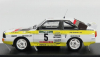Trofeu Audi Sport Quattro Team Audi 3rd Rally Portugal 1985 W.rohrl - C.geistdorfer 1:43 Bílá Žlutá