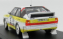 Trofeu Audi Sport Quattro Team Audi 3rd Rally Portugal 1985 W.rohrl - C.geistdorfer 1:43 Bílá Žlutá