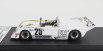 Trofeu Chevron B36 N 26 24h Le Mans 1980 B.sotty - D.laurent - P.hesnault 1:43 Bílá