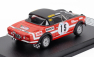 Trofeu Fiat 124 Sport 1600 Spider Closed (night Version) N 15 Rally Tap 1973 Luis Netto - Manuel Coentro 1:43 Červená Černá