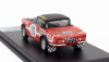 Trofeu Fiat 124 Sport 1600 Spider Closed (night Version) N 15 Rally Tap 1973 Luis Netto - Manuel Coentro 1:43 Červená Černá