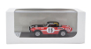 Trofeu Fiat 124 Sport 1600 Spider Closed (night Version) N 15 Rally Tap 1973 Luis Netto - Manuel Coentro 1:43 Červená Černá