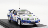 Trofeu Ford england Sierra Rs Cosworth (night Version) N 11 Rally Tour De Corse 1989 P.c.baroni - M.rousseau 1:43 Bílá Modrá