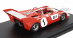 Trofeu Lola T292 Sider N 1 Rally Vila Real 1973 Carlos Gaspar 1:43 Oranžová Bílá