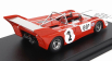 Trofeu Lola T292 Sider N 2 Winner Rally Vila Real 1973 Carlos Santos 1:43 Oranžová Bílá