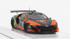 Truescale Acura Nsx Gt3 Evo Team Compass Racing N 76 Imsa 2021 M.mcmurry - M.farnbacher 1:43 Oranžová Černá