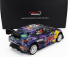 Truescale Ford england Puma Rally1 Red Bull Team Ford World Rally M-sport N 19 Winner Rally Montecarlo 2022 S.loeb - I.galmiche 1:18 Fialová Žlutá Černá