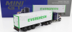 Truescale Western star 49x Truck Trasporto Container 40' Evergreen 1990 1:64 Modrá Bílá
