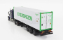 Truescale Western star 49x Truck Trasporto Container 40' Evergreen 1990 1:64 Modrá Bílá