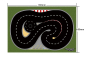Turbo Racing driftovací dráha (600x900mm)