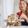 Ugears 3D dřevěné mechanické puzzle Jantarová šperkovnice