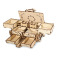 Ugears 3D dřevěné mechanické puzzle Jantarová šperkovnice