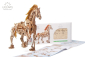 Ugears 3D dřevěné mechanické puzzle Kůň