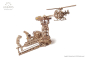 Ugears 3D dřevěné mechanické puzzle Létající stroje