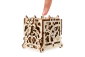 Ugears 3D dřevěné mechanické puzzle Schránka na kostky