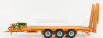 Universal hobbies Accessories Rimorchio Pe 32 - Trailer For Tractor 1:32 Ochre Green